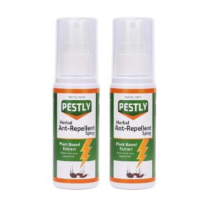 Herbal Ant Repellent Spray for Home & Kitchen Permanent Solution to Keep Ants Away Chemical Free Ant Repellent for Home Easy Use For Red & Black ants repellent Family & Pet Safe - 100 ml (Pack of 2)
