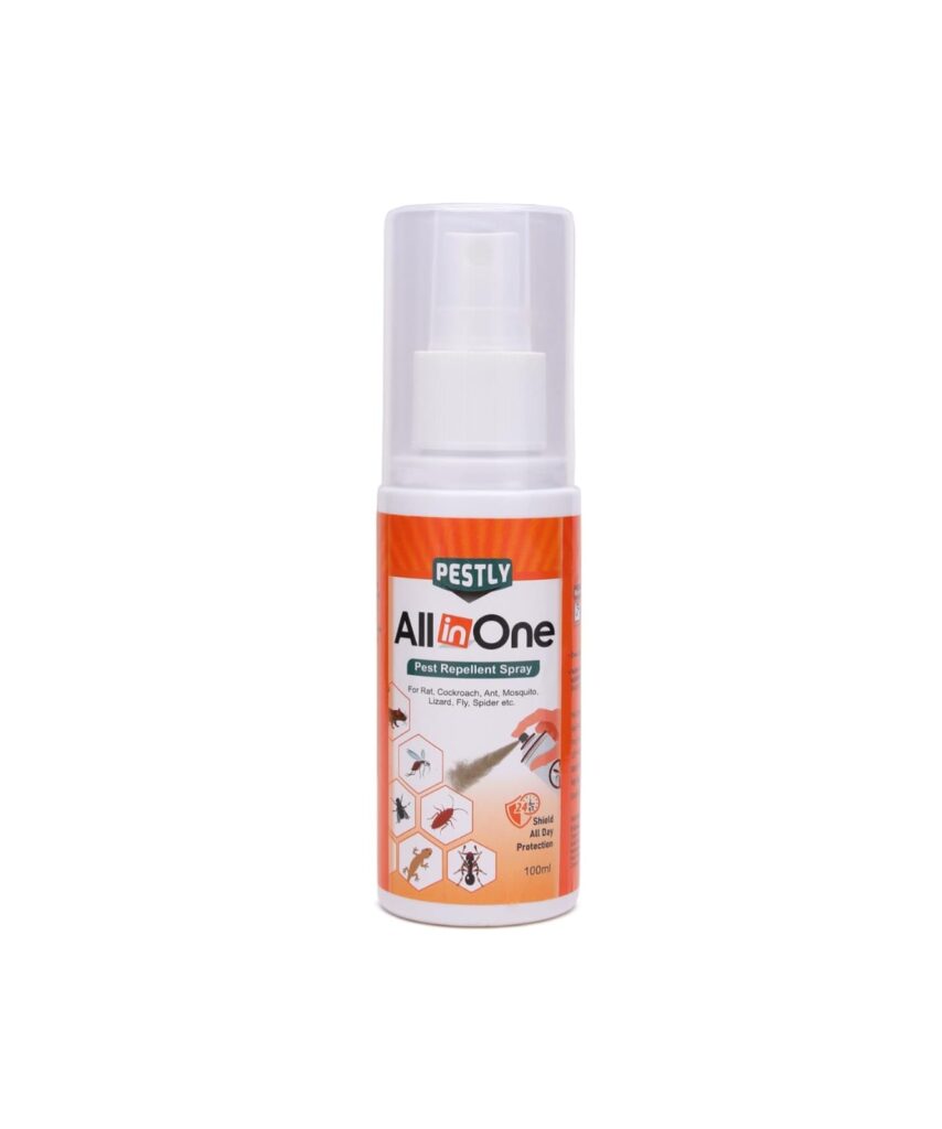 Pest Repellent Control for home | Ant, Cockroach, Rat, Lizard, Bed Bugs, Spider ALL IN ONE Spray | 100% Natural | No Kill Just Repel | Easy to Use | Non Toxic (100 ML) (PACK OF 1)
