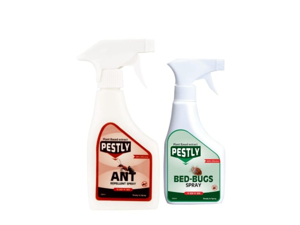 Natural Ant and Bed Bug Repellent Spray Combo Pack, 250ml Each, Plant-Based Formula