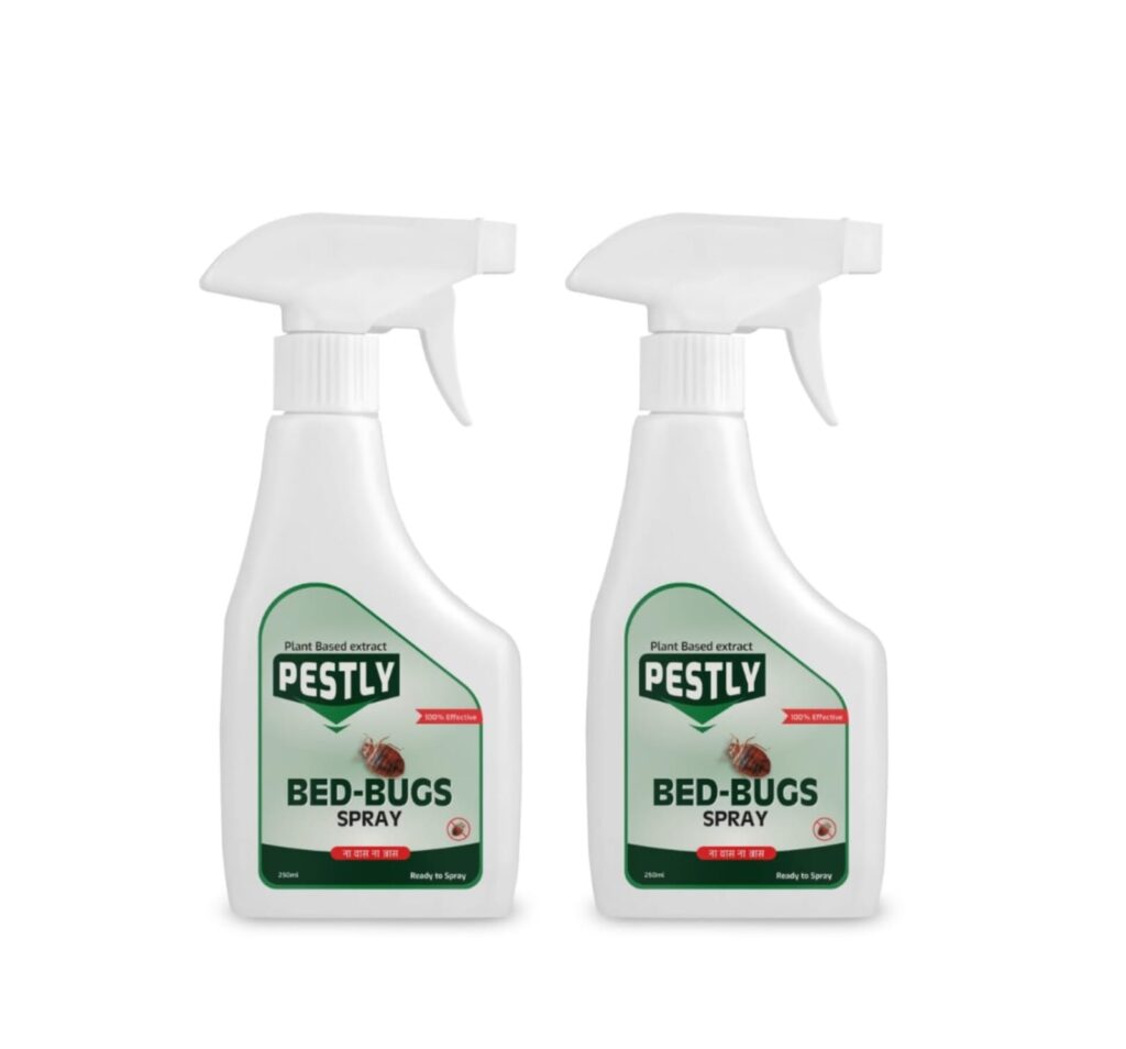 Bed Bug Terminator: Natural & Non-Toxic Bed Bug Killer Spray - Ready to Use | Child & Pet Safe | Fast Kill + Eggs and Resistant | Extended Residual Protection (250 ml | Pack of 2