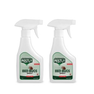 Bed Bug Terminator: Natural & Non-Toxic Bed Bug Killer Spray - Ready to Use | Child & Pet Safe | Fast Kill + Eggs and Resistant | Extended Residual Protection (250 ml | Pack of 2